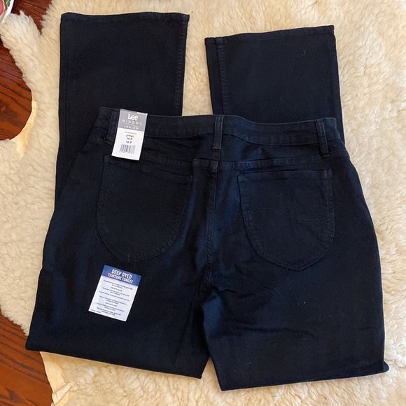 NWT Riders by LEE Indigo Women’s Black Stretch Denim Midrise Bootcut 16p - Picture 3 of 4